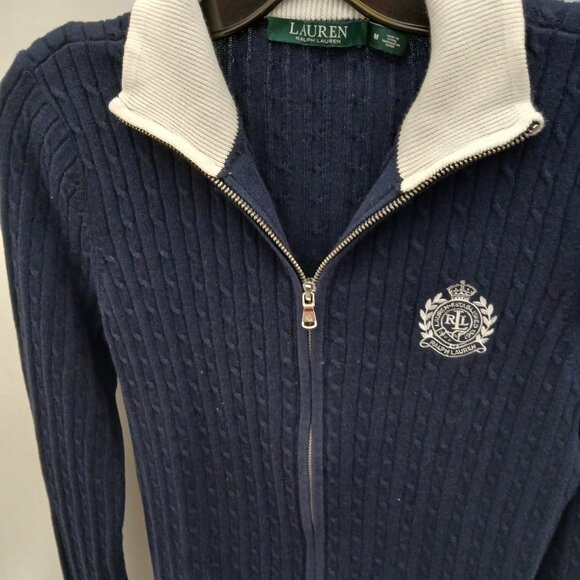 🌟Host Pick! ✨️ Ralph Lauren Cotton Zip-Up Sweater✨️🎊 - Picture 8 of 8